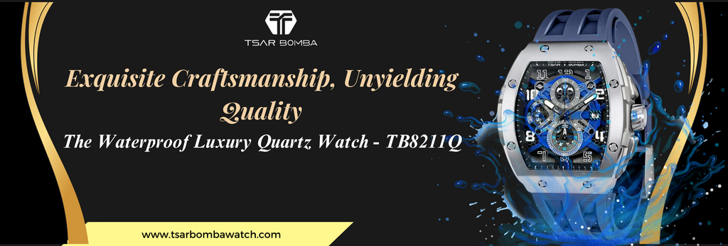 Exquisite Craftsmanship, Unyielding Quality: The Waterproof Luxury Quartz Watch - TB8211Q
