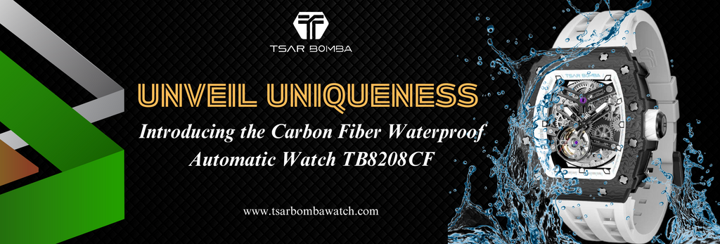 Unveil Uniqueness: Introducing the Carbon Fiber Waterproof Automatic Watch TB8208CF