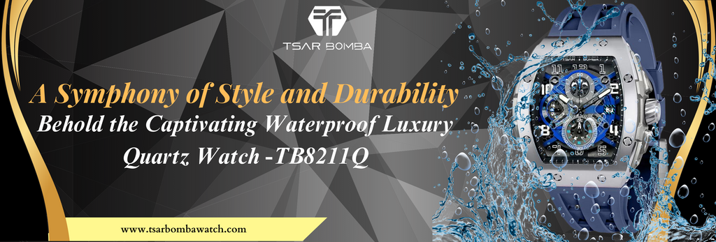 A Symphony of Style and Durability: Behold the Captivating Waterproof Luxury Quartz Watch -TB8211Q