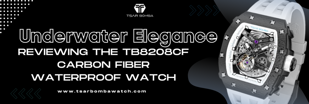 Underwater Elegance: Reviewing the TB8208CF Carbon Fiber Waterproof Watch