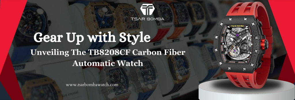 Gear Up with Style: Unveiling The TB8208CF Carbon Fiber Automatic Watch