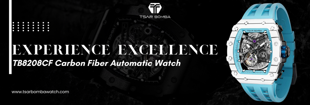 Experience Excellence: TB8208CF Carbon Fiber Automatic Watch Review