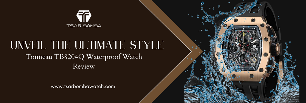 Unveiling the Ultimate Style: Tonneau TB8204Q Waterproof Watch Review