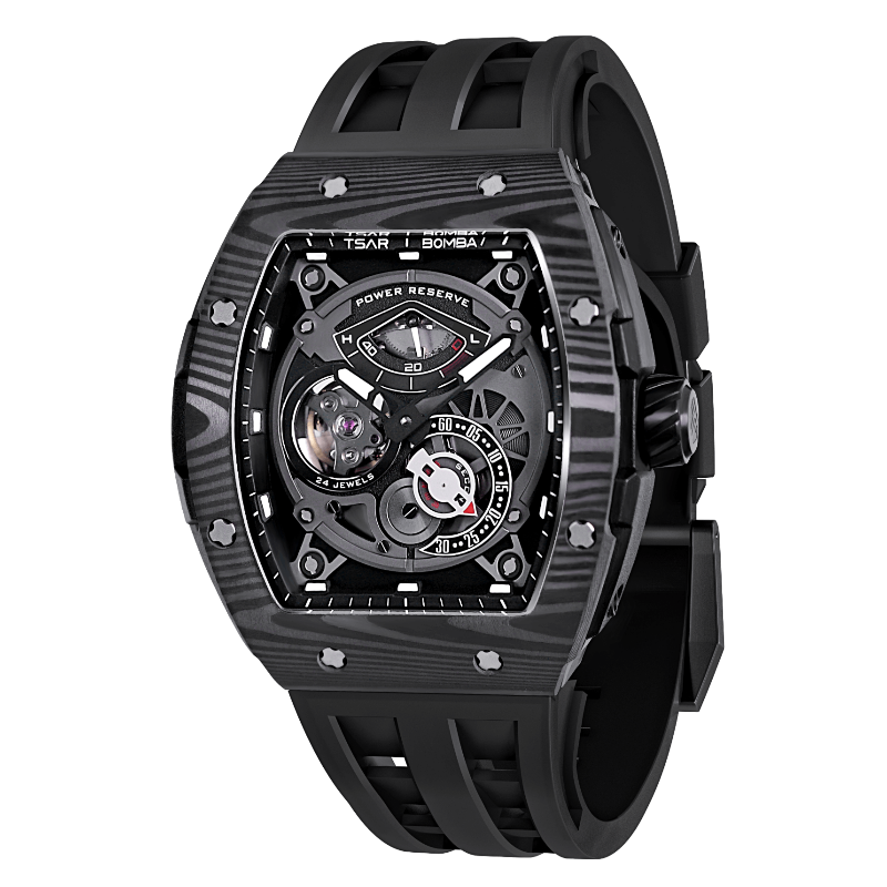 Elemental Series-Carbon Fiber Automatic Watch TB8210CF – TSARBOMBA