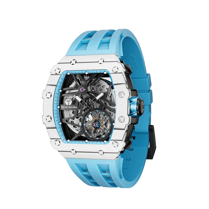Carbon Fiber Automatic Waterproof Watch TB8209CF - TSARBOMBA WATCH