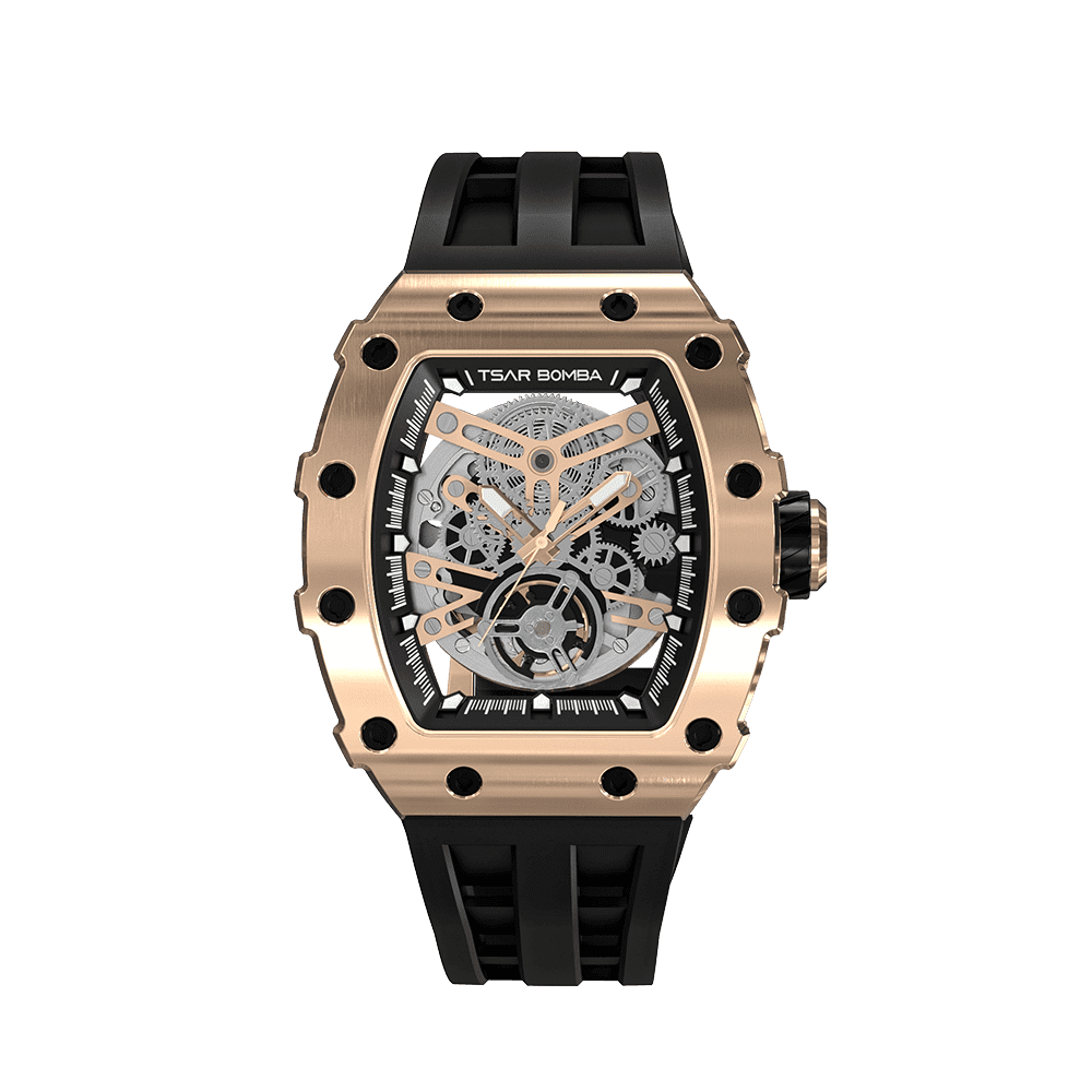 Automatic Hollow Sapphire Luxury Watch TB8208A – TSARBOMBA WATCH