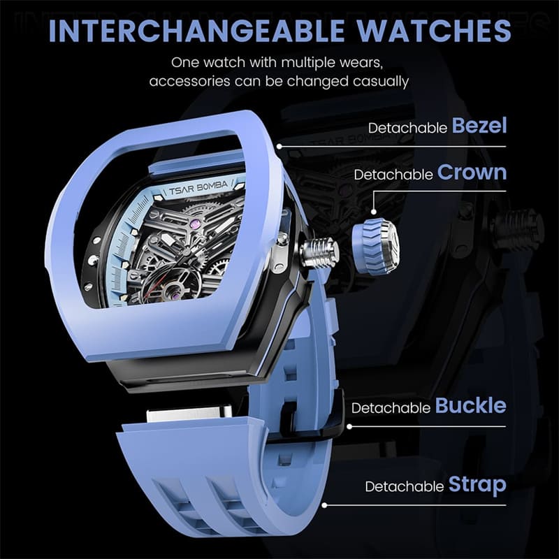 TB8218 Full Combo-Interchangeable Automatic Watch - TSARBOMBA WATCH