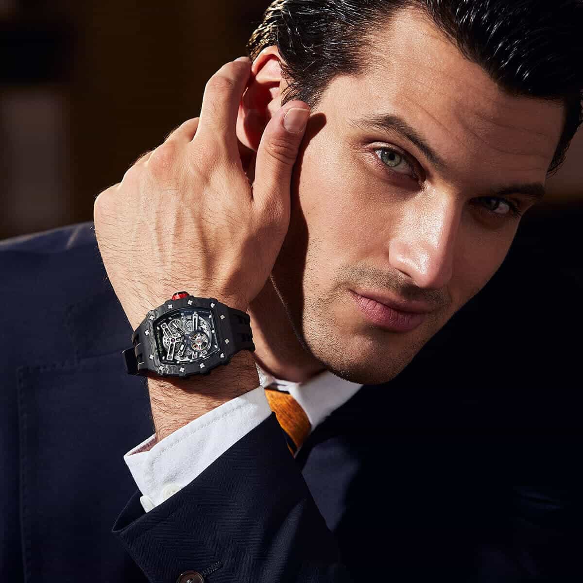 Elemental Series-Carbon Fiber Automatic Watch TB8208CF – TSARBOMBA