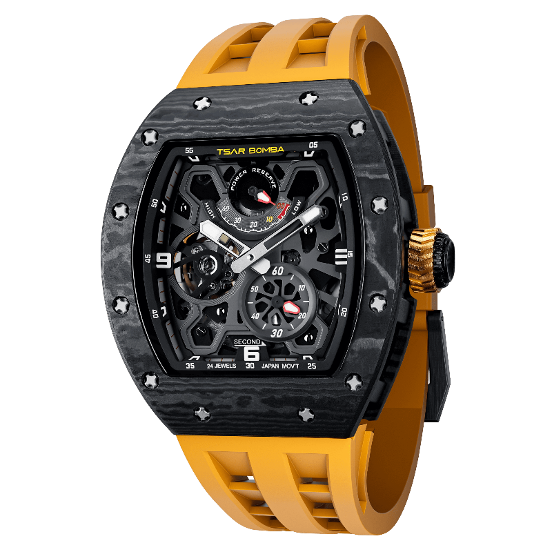 バルバ Elemental-Cubic Zirconia Automatic Watch TB8208D – Tsarbomba